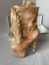 Sensational Hella Heels Mercy 7” Pole Dancing Boots, 37, UK 4, BNIB