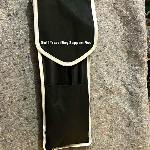 Golf travel bag support rod - travel,