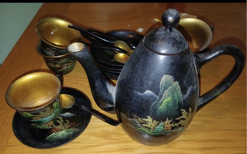 Vintage japanese coffee set - japanese,