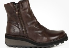 Fly London Brown Leather Hole