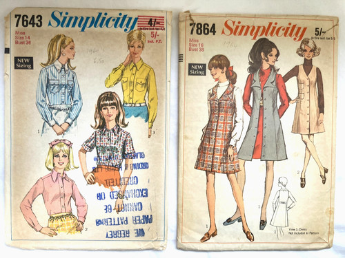Vintage simplicity 1960 s - vintage, 1960's