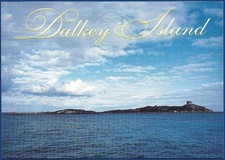 2 Irish Postcard Dalkey Island and Castle Dublin Ireland John Hinde