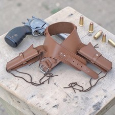 COWBOY WESTERN LEATHER DOUBLE