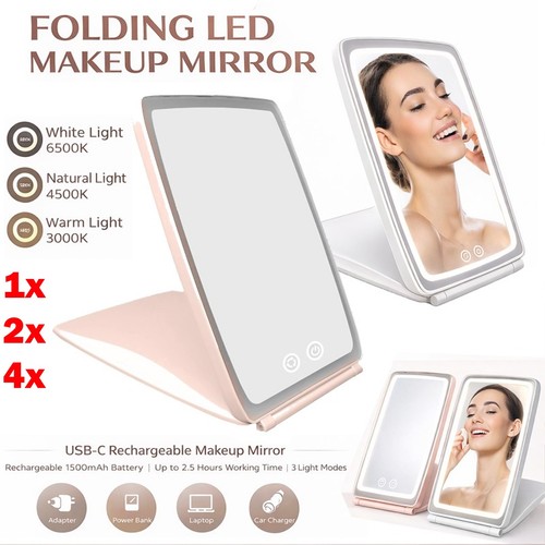 Rechargeable makeup mirror led - makeup,