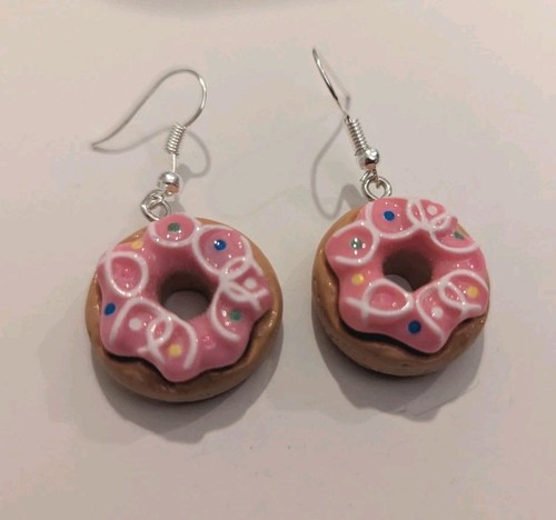 Pink doughnut donut resin - pink,