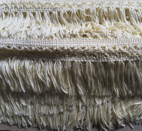 Cream fringe trim metres - fringe, 5