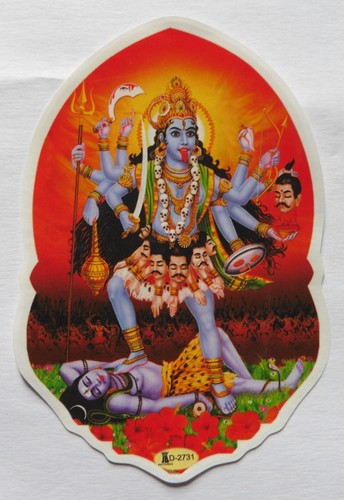 Window hindu sticker goddess - window,