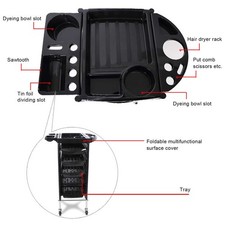 MultiFunctional Hair Salon Trolley Hairdressing Tool Storage Cart Organizer HLF