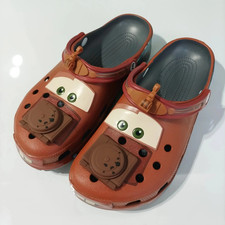 Crocs Disney Cars Mater Character Brown Boys Adults Classic Clogs - New