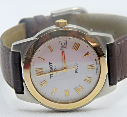 Vintage swiss tissot two tone - tissot,