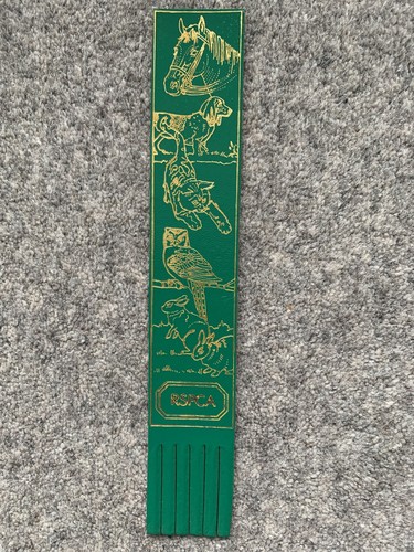 Rspca leather bookmark - bookmark,