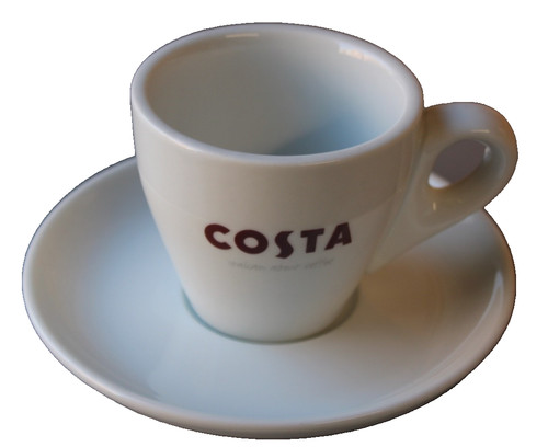 Costa espresso cup and saucer - cup,