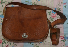 Vintage Brown Leather Saddle