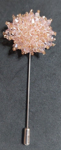 Flower stick pin brooch - flower,