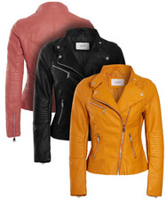 Womens Faux leather Biker