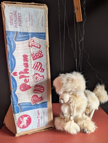 Pelham puppet white poodle - white,