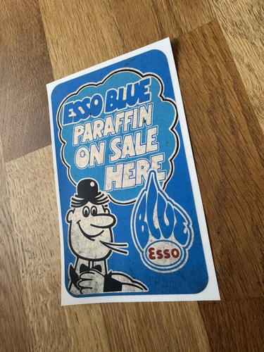 Esso blue man - man, paraffin