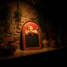 Chef Chalk Board Memo Menu for Kitchen Bistro Restaurant : 60 cm x 40 cm Wine