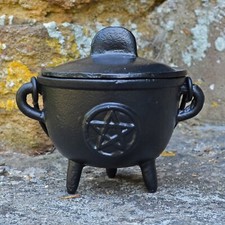 Cast Iron Cauldron Pentagram