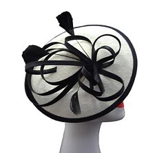 Women's Fascinator Headband Clip Circle Hat Weddings Ladies Races Royal Ascot UK