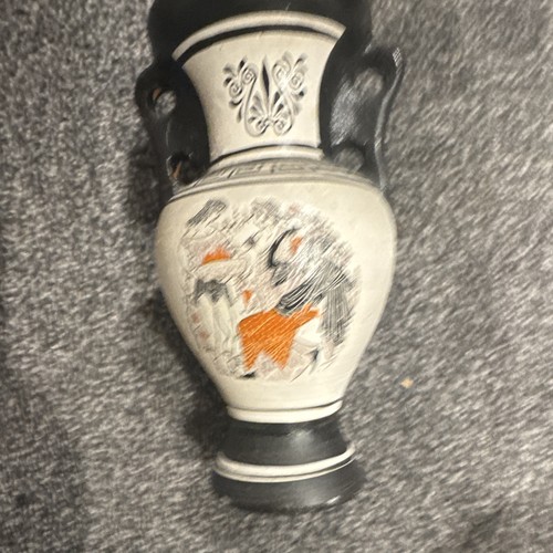 Greek ceramic amphora vase - ceramic,