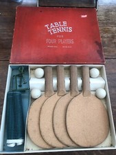 Vintage Table Tennis For Four