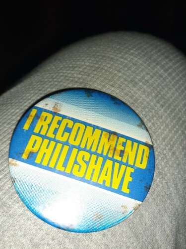 Philishave vintage badge - vintage,