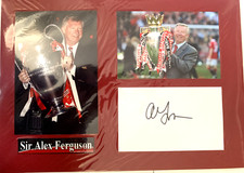 SirAlex Ferguson Hand Signed