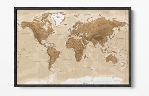 Vintage world map float - vintage,
