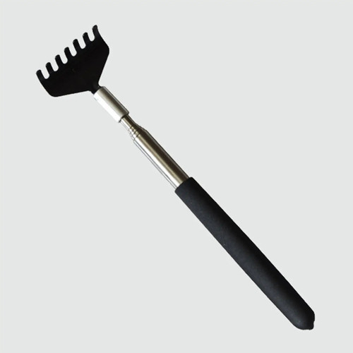 Stainless steel back scratcher - steel,
