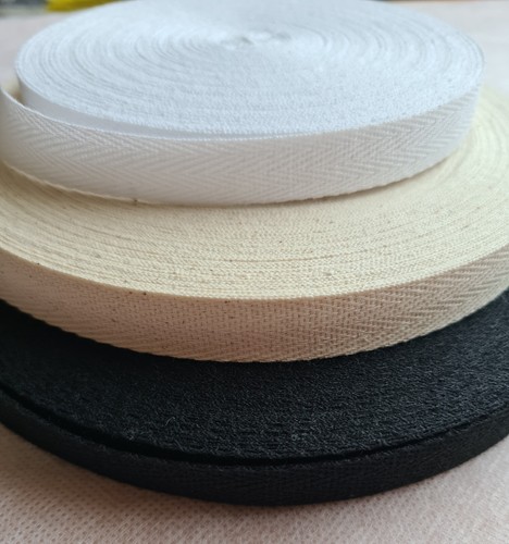 Cotton webbing herringbone - cotton,