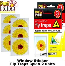 6 x Fly Catcher Insect Trap Killer Bug Flies Wasp Sticky Paper Strong Glue