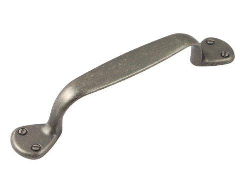 Pewter finish knob - cup, &