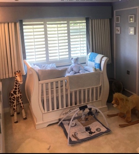 Romina solid wood baby cot - romina,