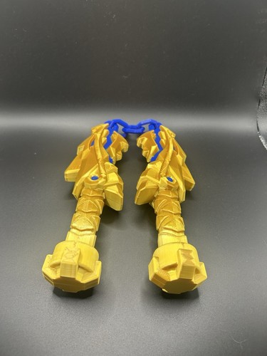 Golden ninja nunchucks - golden,
