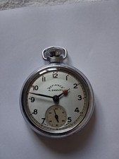 VERY GOOD VINTAGE  FESTIVAL OF GT BRITAIN 1951  H.SAMUEL POCKET WATCH , SERVICED
