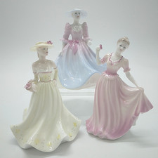 X3 Coalport Ladies Figurine