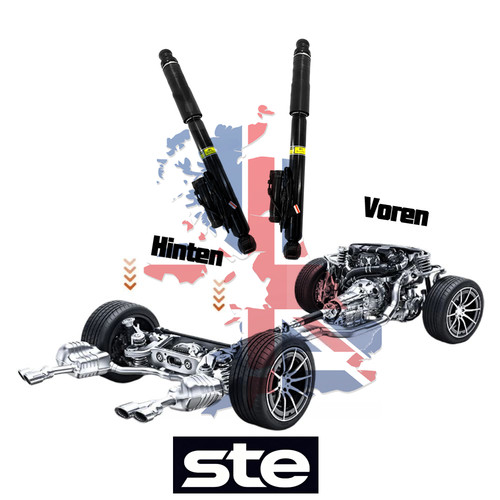 Rear airmatic shocks - 2×,