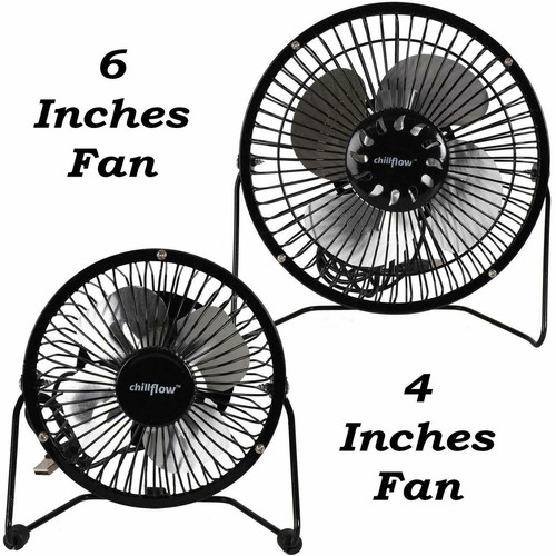 Mini usb desk fan - 4'', 6''