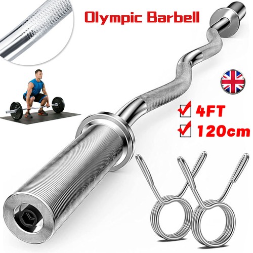4ft olympic barbell - 4ft, curl