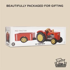Le Toy Van Red Wooden Tractor