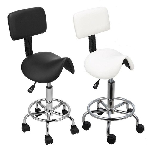 Adjustable saddle swivel salon - saddle,