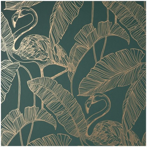 Fine decor flamingo emerald - decor,