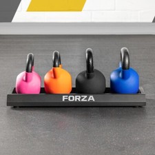 FORZA Kettlebell Stand + Weight Set | EXERCISE HOME GYM KETTLEBELLS WEIGHT RACK