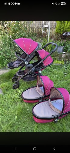 Icandy twins burgundy - twins,