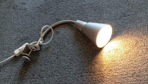 Ikea kvart silver lamp with - kvart,