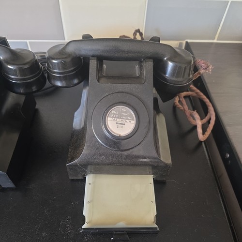 Vintage black bakelite - ,