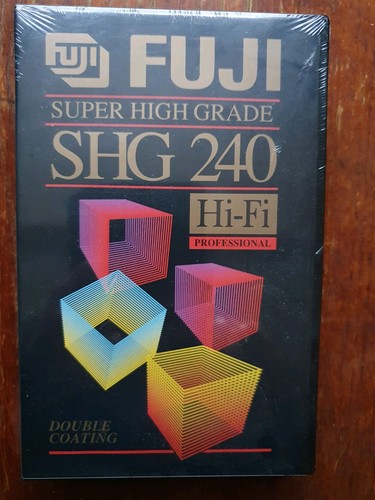 Fuji shg 240 vhs blank - fuji,
