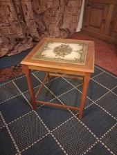 Vintage Tile Topped Teak