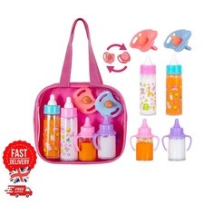 Dolls Accessories Doll Feeding Set Magic Milk Bottle Baby -Gift Toy Pretend Play